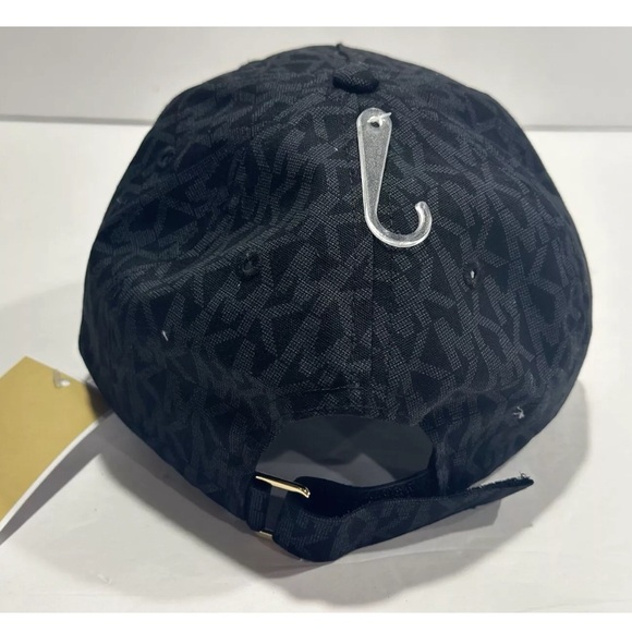 Michael Kors Women All Over Logo / Black  Cotton Cap - One Size - Picture 7 of 9